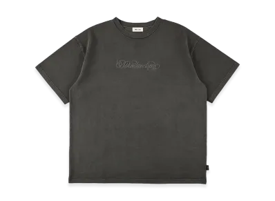 WIND AND SEA Garment Dyed Kanoko S/S Tee "Black"