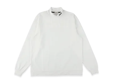 WIND AND SEA L/S Mock Neck Knit "Offwhite"
