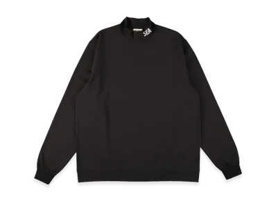 WIND AND SEA L/S Mock Neck Knit "Black"