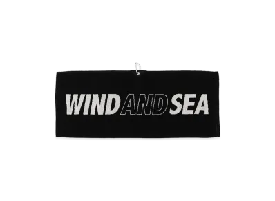 WIND AND SEA Carabiner Towel "Black"