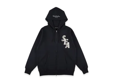 WIND AND SEA Python Sea Zip Up Sweatshirt "Navy"