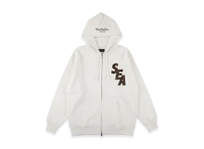 WIND AND SEA Python Sea Zip Up Sweatshirt "White"