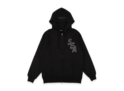 WIND AND SEA Python Sea Zip Up Sweatshirt "Black"