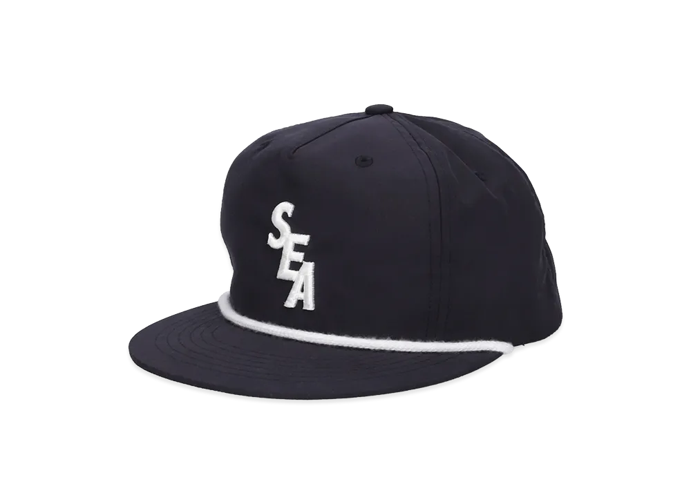 WIND AND SEA Logo 5 Panel Nylon Cap 