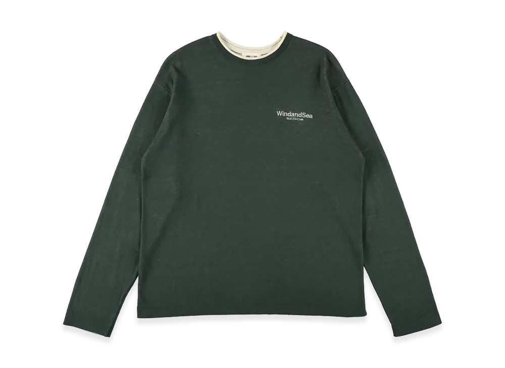 WIND AND SEA Double Face Knit "Green"