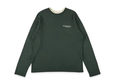 WIND AND SEA Double Face Knit "Green"