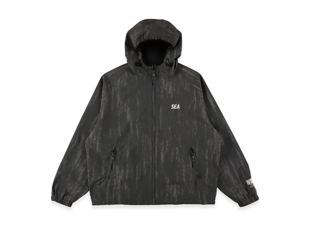 WIND AND SEA Nylon Shell Hoodie "Gray Patten"