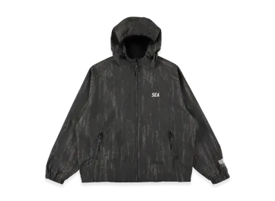 WIND AND SEA Nylon Shell Hoodie "Gray Patten"