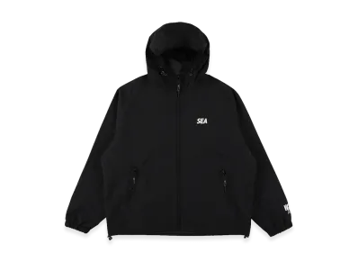 WIND AND SEA Nylon Shell Hoodie "Black"