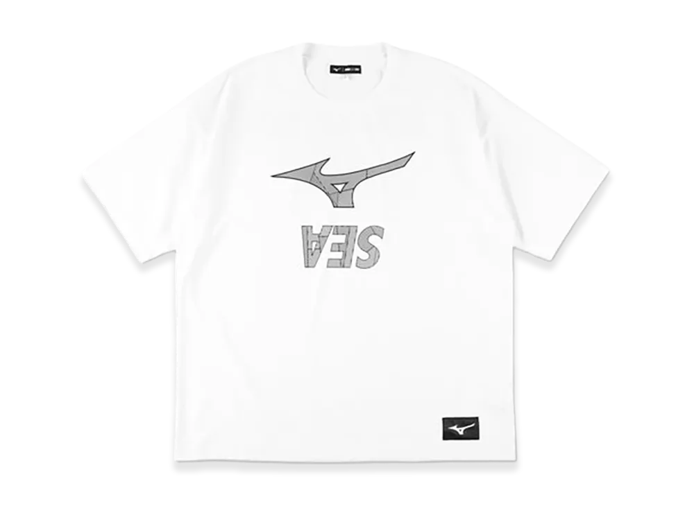 WIND AND SEA x MIZUNO Loose Fit S/S Tee "White"