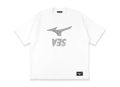 WIND AND SEA x MIZUNO Loose Fit S/S Tee "White"