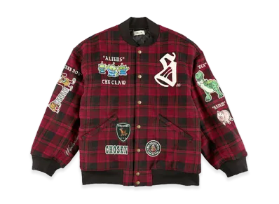 WIND AND SEA x TOY STORY Check Blouson "Red"