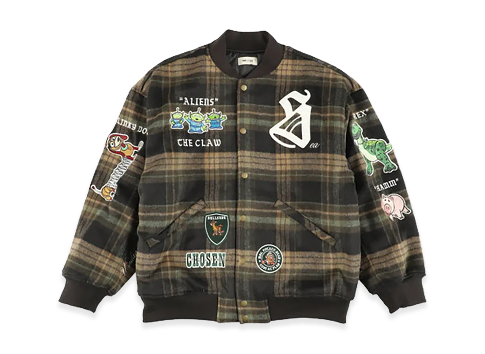 WIND AND SEA x TOY STORY Check Blouson "Green"