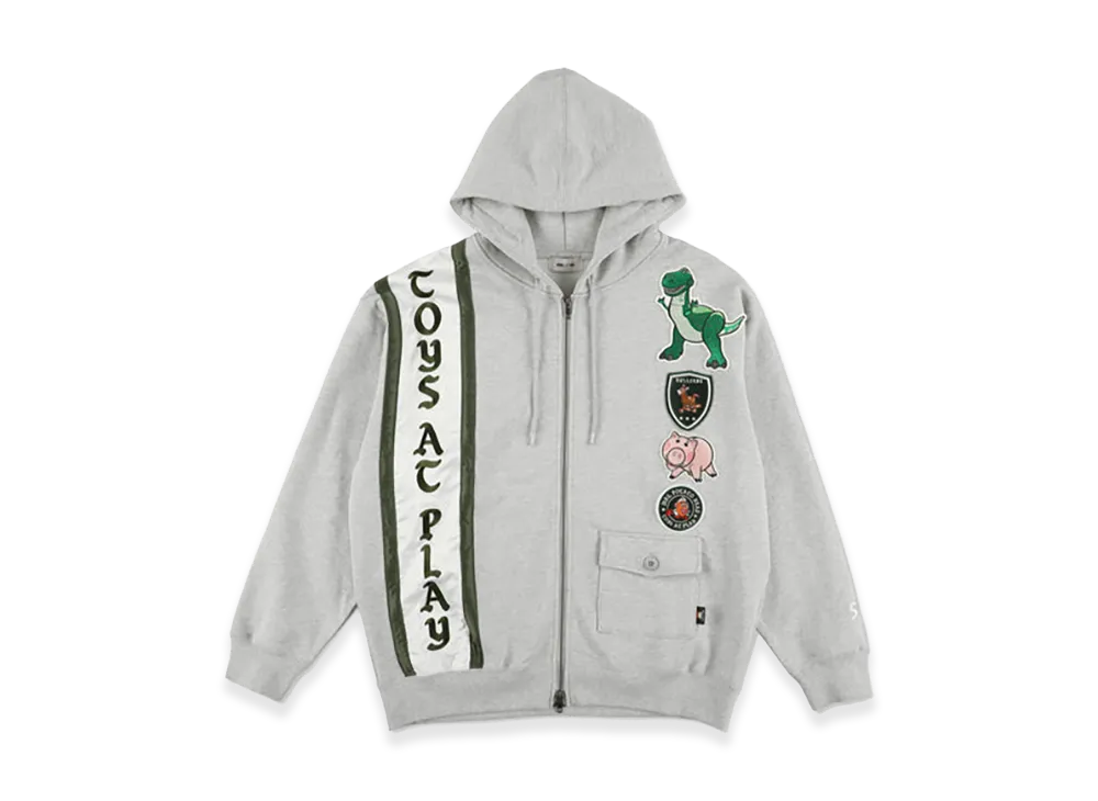 WIND AND SEA x TOY STORY Zip Hoodie "Gray"