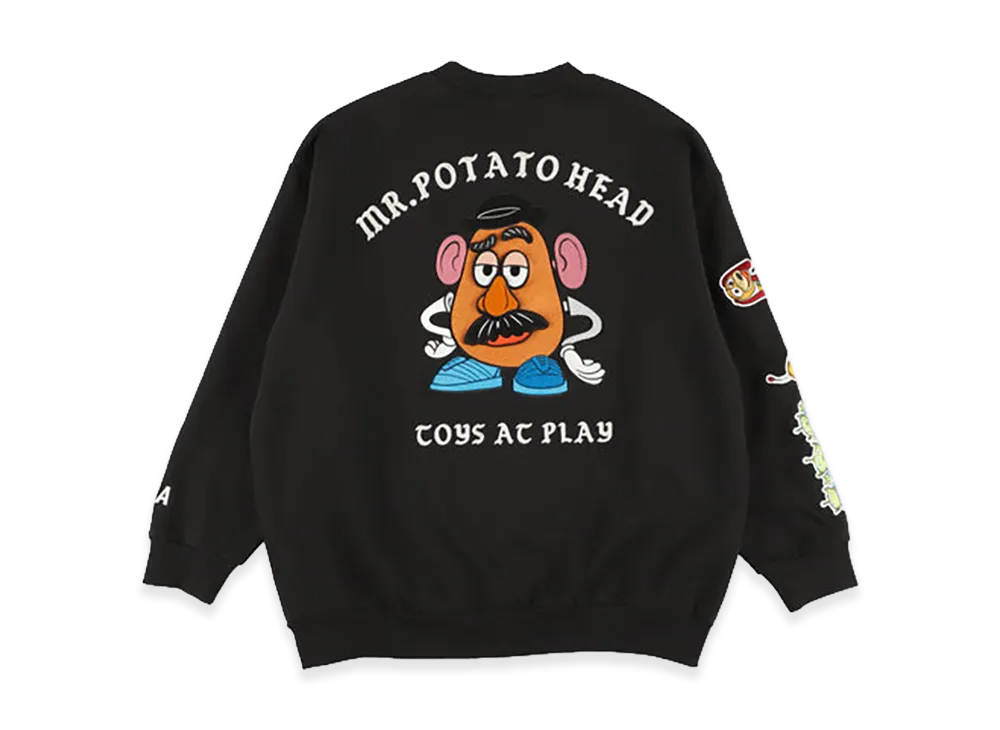 WIND AND SEA x TOY STORY Crewneck Sweatshirt "Black"