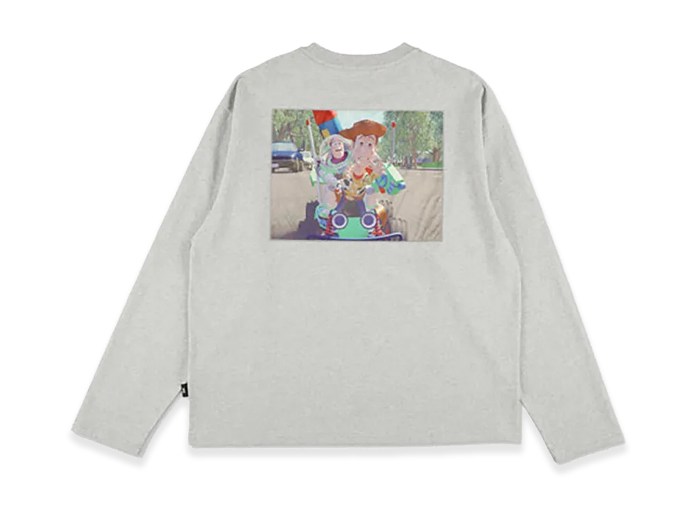 WIND AND SEA x TOY STORY Pocket L/S Tee "Gray"