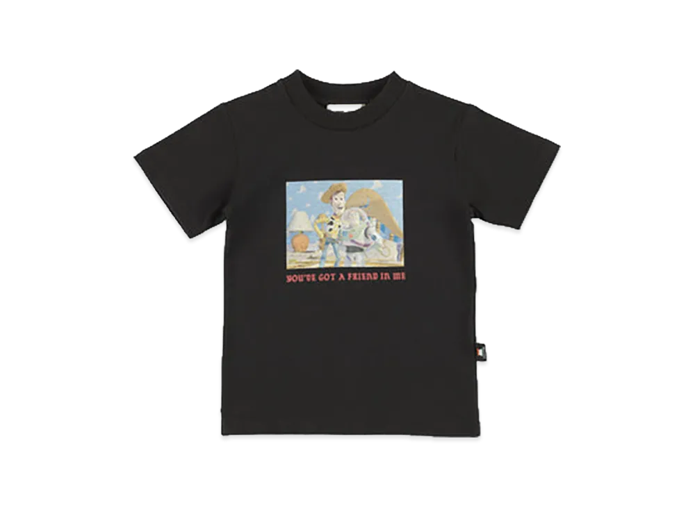 WIND AND SEA x TOY STORY Vintage Kids Tee Friend "Black"