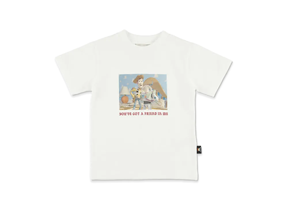 WIND AND SEA x TOY STORY Vintage Kids Tee Friend "White"