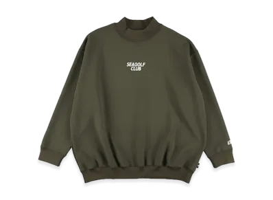 WIND AND SEA Mock Neck Ponch L/S Tee "Olive"