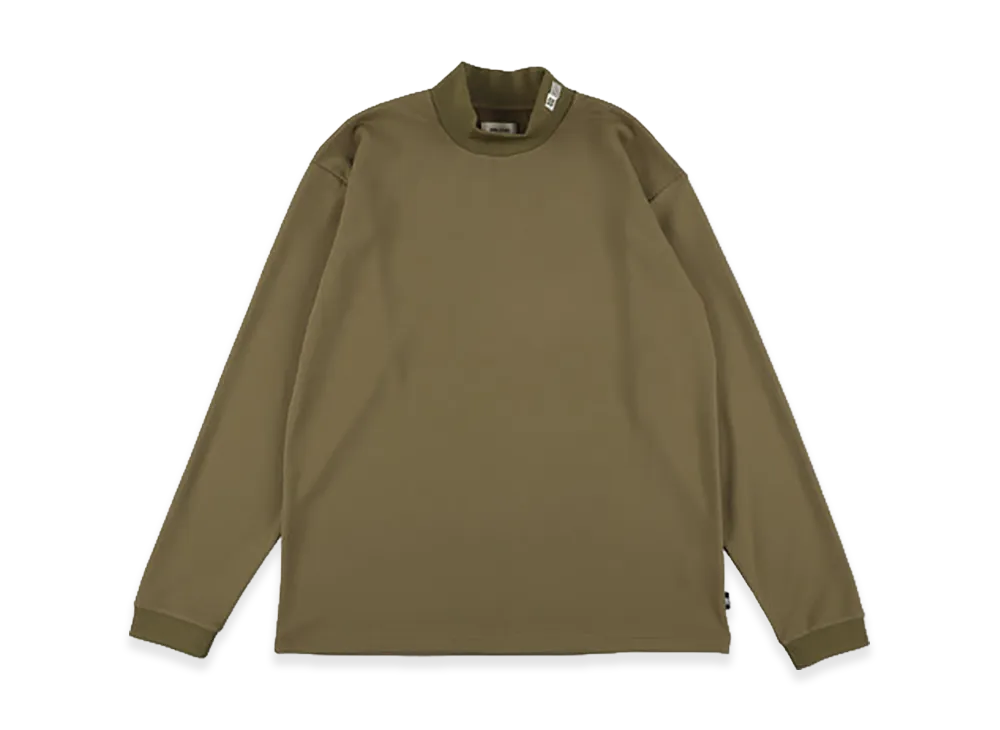 WIND AND SEA Mock Neck L/S Tee "Olive"