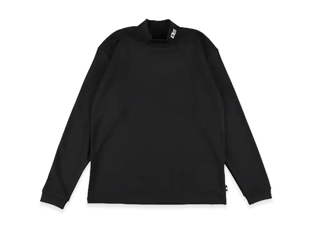 WIND AND SEA Mock Neck L/S Tee "Black"