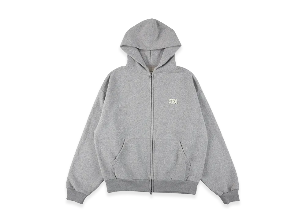 WIND AND SEA Cozy Tsuriami Sweat Zip-Up Hoodie "Gray"