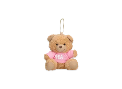 WIND AND SEA Teddy Bear Key Ring "Pink"
