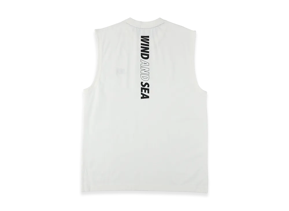 WIND AND SEA Tech No Sleeve Tee "Offwhite"
