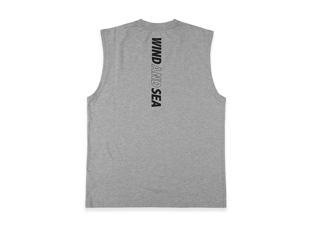 WIND AND SEA Tech No Sleeve Tee "Gray"