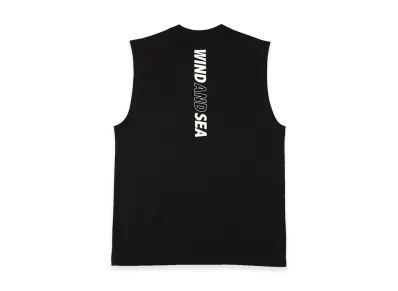 WIND AND SEA Tech No Sleeve Tee "Black"