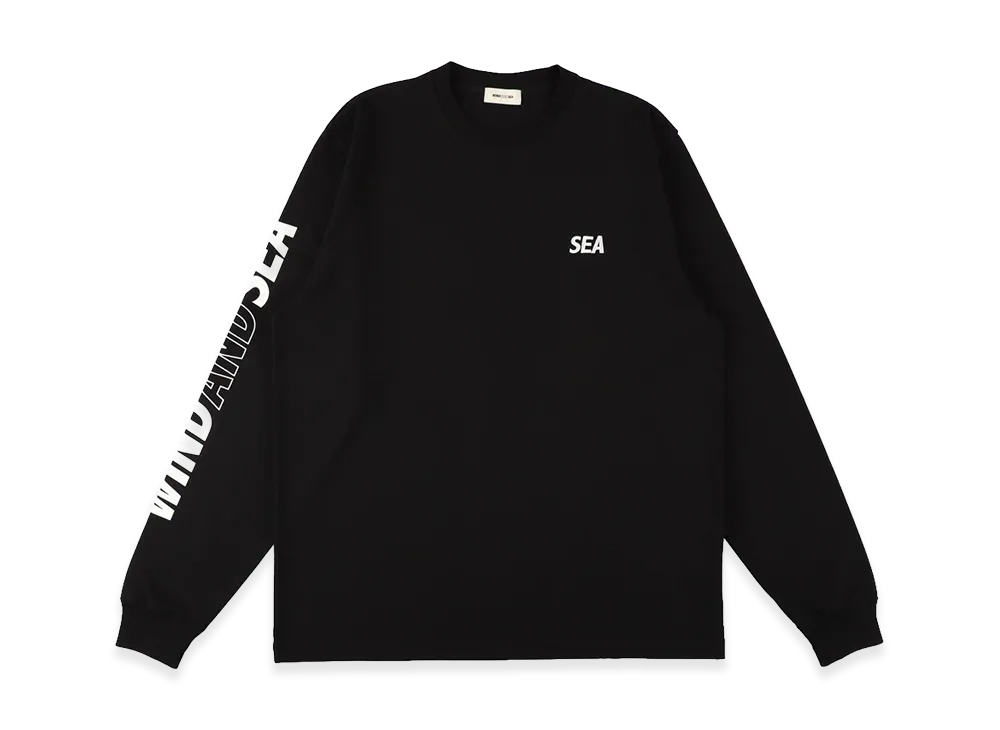 WIND AND SEA L/S Tech Pocket Tee "Black"