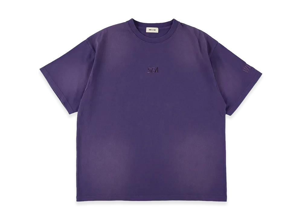 WIND AND SEA Sulfur Dyeing Logo S/S Tee "Purple"