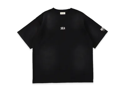 WIND AND SEA Sulfur Dyeing Logo S/S Tee "Black"