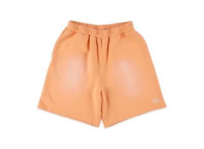 WIND AND SEA Sulfur Dyeing Logo Half Pants "Orange"