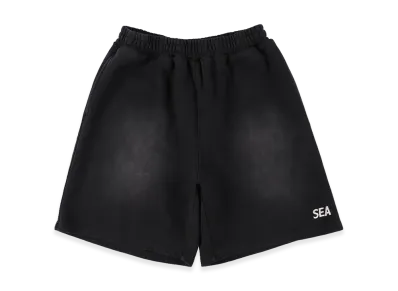WIND AND SEA Sulfur Dyeing Logo Half Pants "Black"