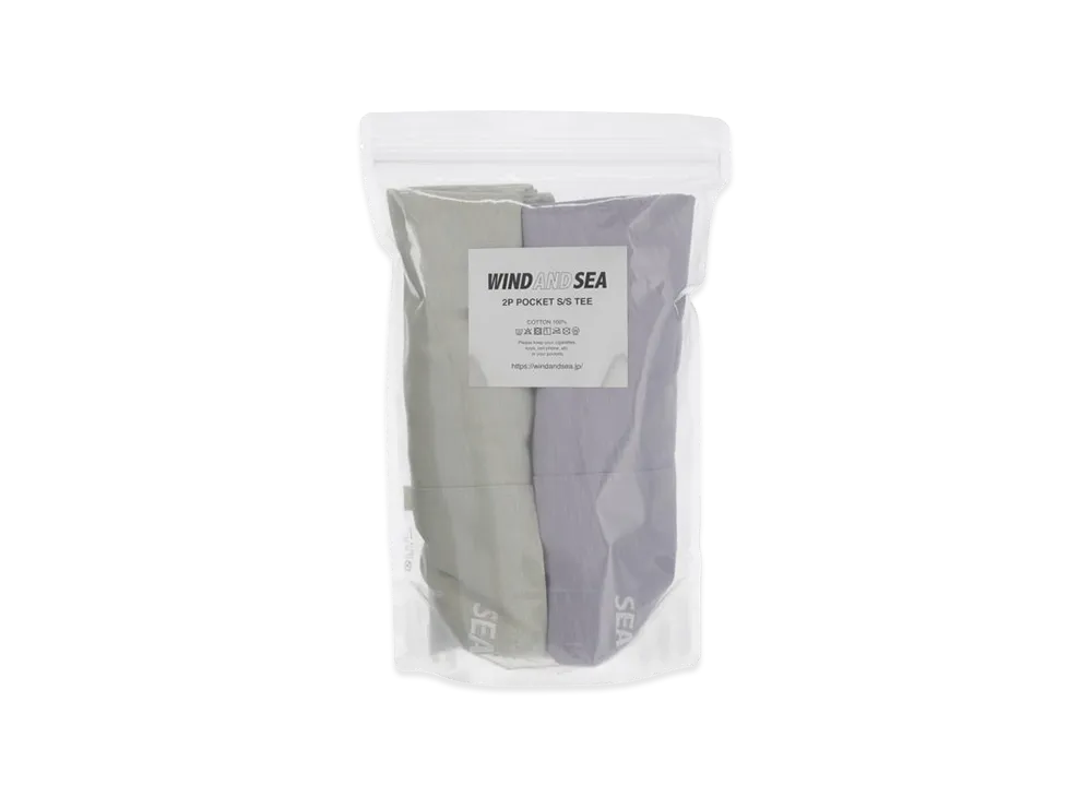 WIND AND SEA Sea Ess 2P Pocket S/S Tee "Mint Purple"