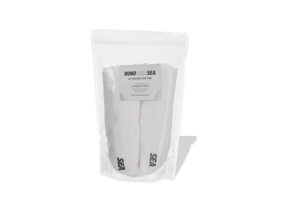 WIND AND SEA Sea Ess 2P Pocket S/S Tee "White"