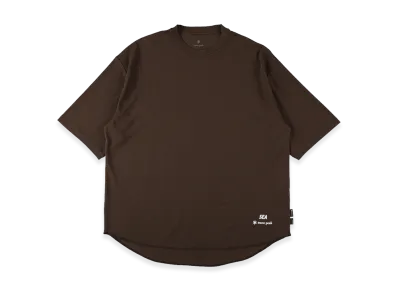 WIND AND SEA x Snow Peak Polartec Power Dry Wide T-Shirt "Brown"