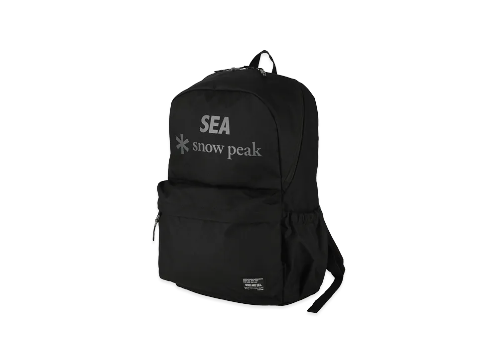 WIND AND SEA x Snow Peak Everyday Use Backpack "Black"