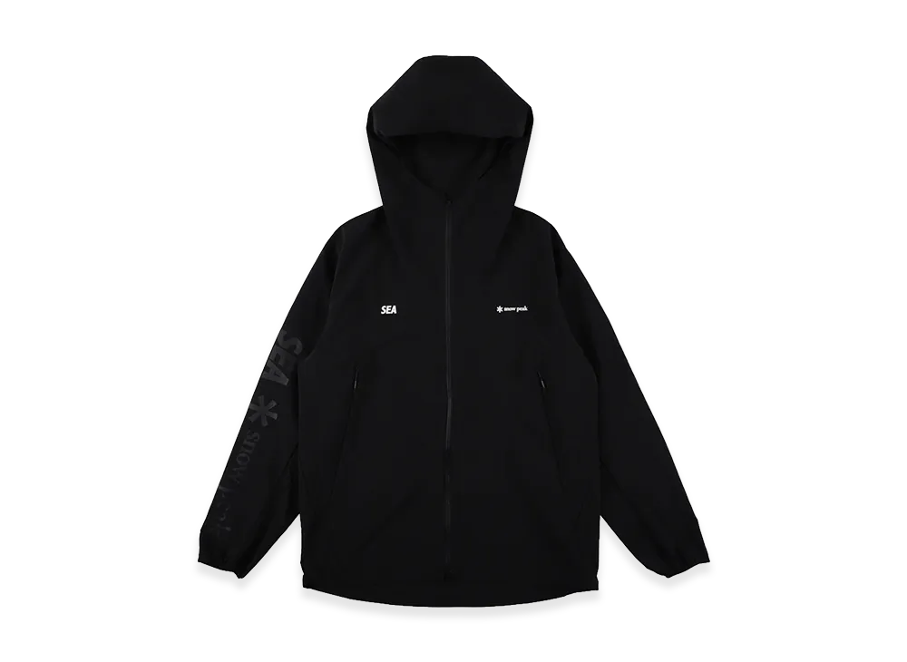 WIND AND SEA x Snow Peak Breathable Quick Dry Jacket "Black"