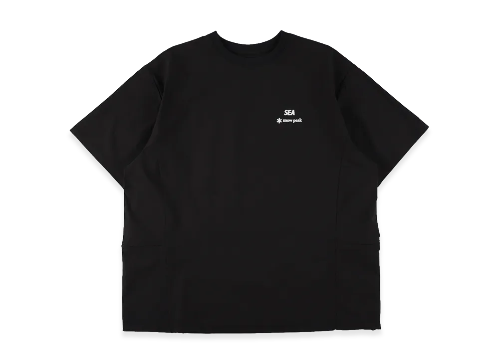 WIND AND SEA x Snow Peak ComfortFlex T-Shirt "Black"