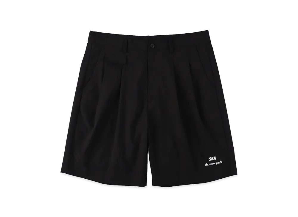 WIND AND SEA x Snow Peak ComfortFlex Shorts "Black"