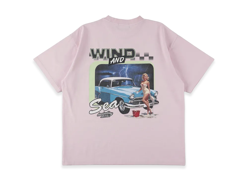 WIND AND SEA Racing S/S Tee "Pink"