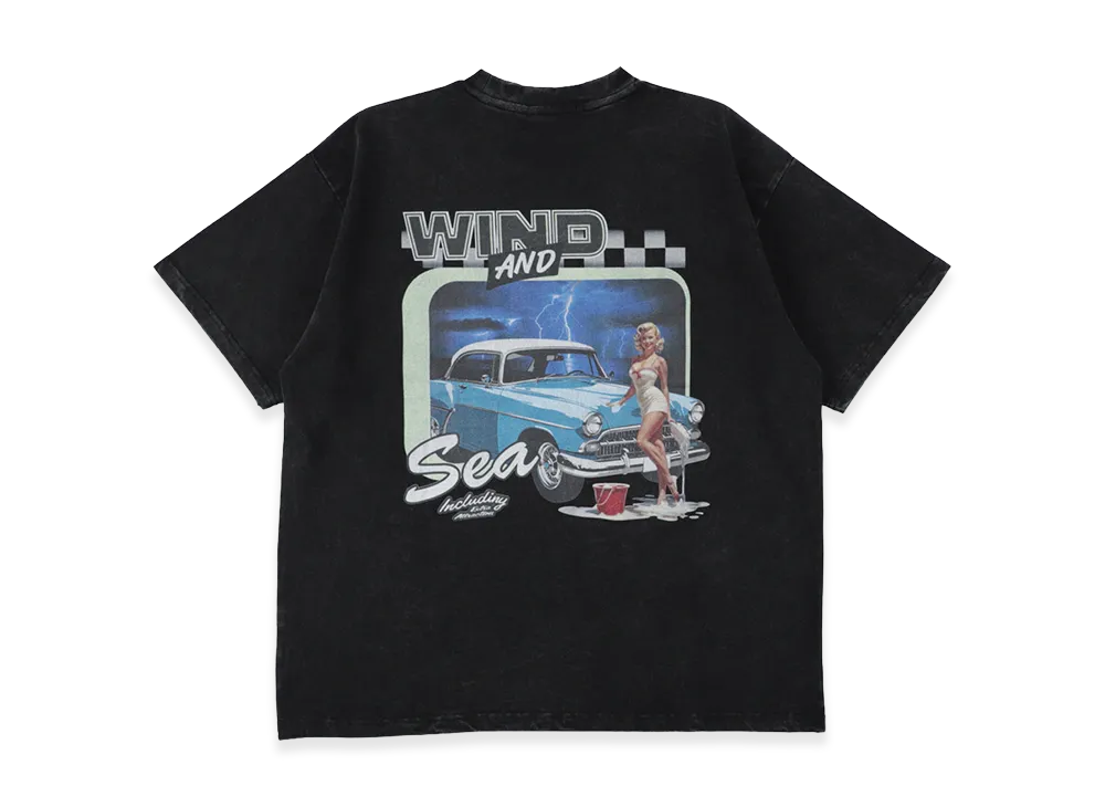 WIND AND SEA Racing S/S Tee "Black"