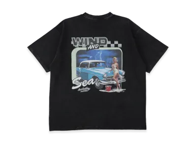 WIND AND SEA Racing S/S Tee "Black"