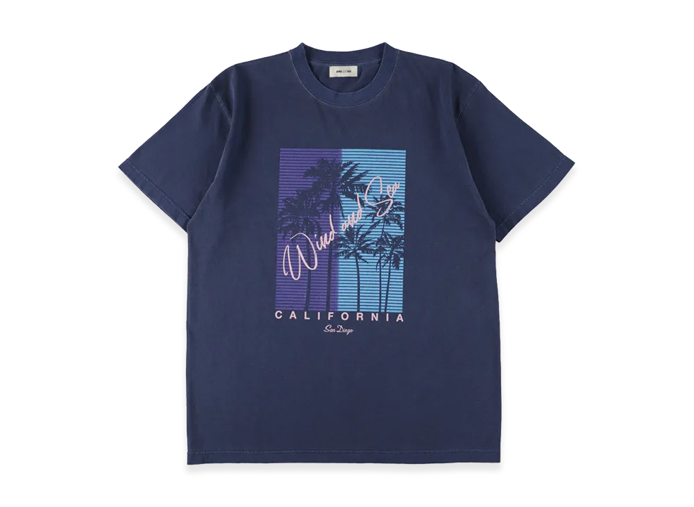 WIND AND SEA Palm Tree Tee "Navy"