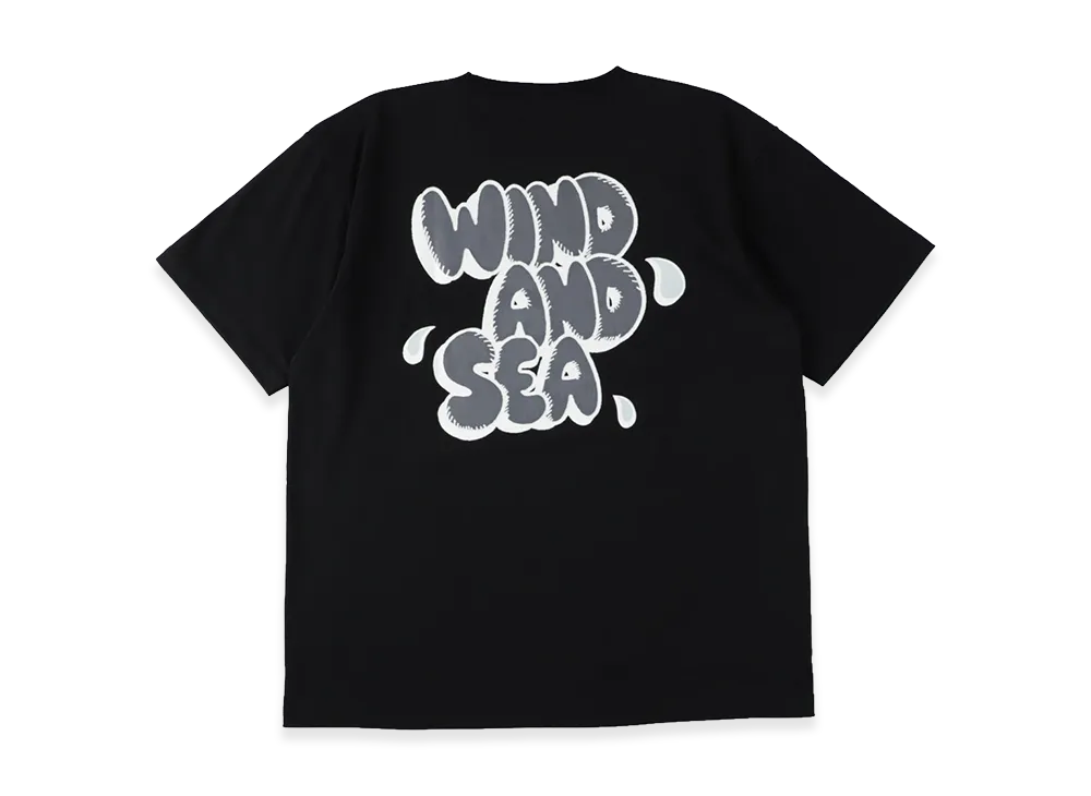 WIND AND SEA Bubble Logo S/S Tee "Black"