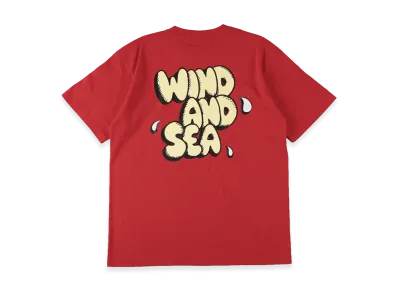 WIND AND SEA Bubble Logo S/S Tee "Red"