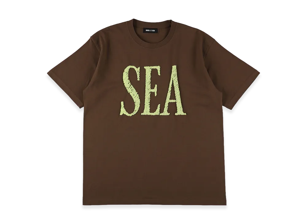 WIND AND SEA Puffy Logo S/S Tee "Brown"