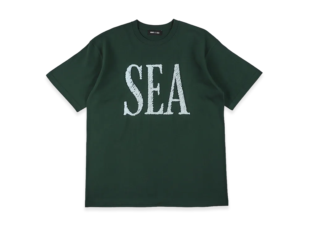 WIND AND SEA Puffy Logo S/S Tee "Green"